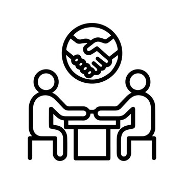 recommend clip art: cooperative board game icon on white background vector
                    Vector line icon board games