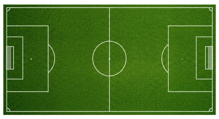 Obraz premium Isolated Soccer Field
