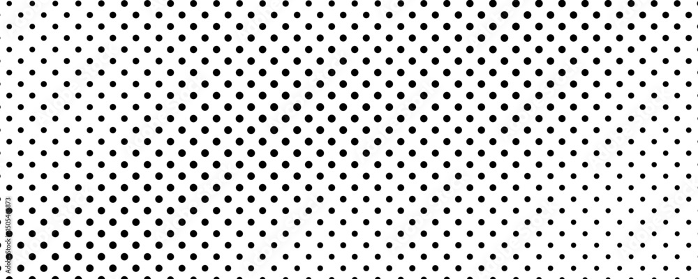 Poster monochrome halftone background with dots