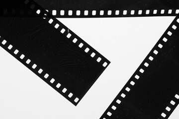 Obraz premium old film strip with film.
