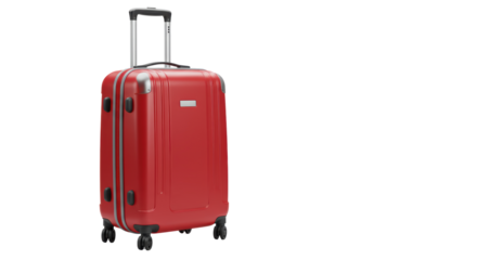 Isolated Red Suitcase
