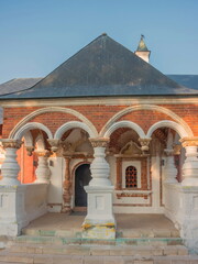 Antique porch in the Old Russian style