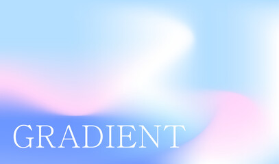 Gradient gradient pastel illustration background