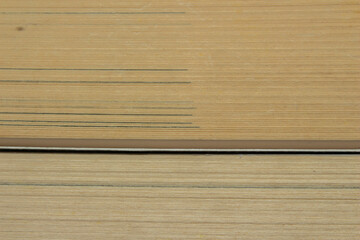 Book page spine side view texture background design element