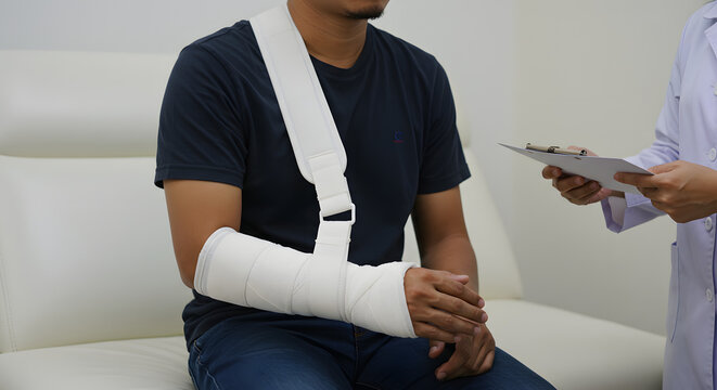 Broken Arm Medical Consultation and Cast