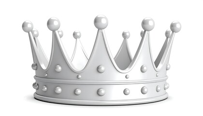 Silver Crown with Royal Symbol.