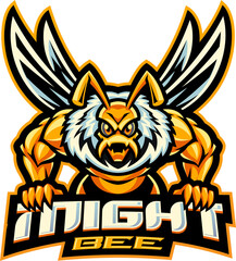 Mighty bee esport mascot
