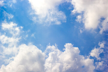 Obraz premium blue sky with clouds