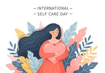 poster for international self-care day