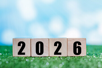 2026 new year goal plan action. Goal achievement. Ambition aiming success. Setup objective target business planning of new year concept. business planning in 2026. Target concept for new year 2026