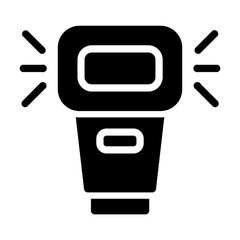 camera flash Solid icon