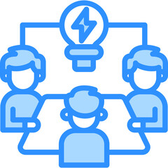 Team Brainstorming Icon