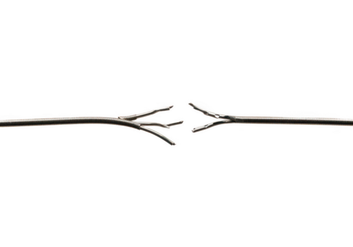 Surgical forceps isolated on transparent background, a medical instrument