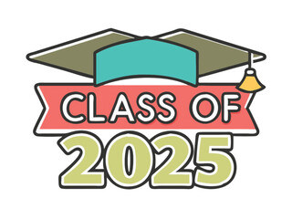 Back to school banner with graduation cap, diploma, and best quality sale tag sticker