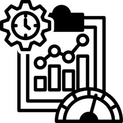 Productivity Metrics mixed icon