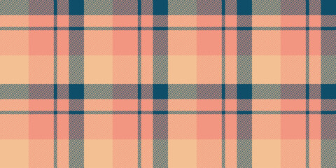 Soft peach and teal plaid pattern.  Perfect for textile design, fashion, website backgrounds, or scrapbooking.