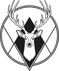 deer head silhouette