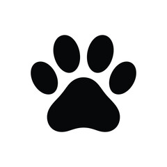 Cat leg vector art illustration 