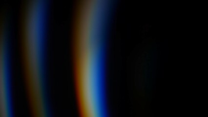 Abstract Light Glare with Vertical Rainbow Stripes