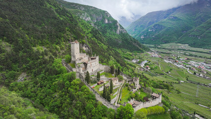 Castello di Avio: Medieval Fortress in the Trentino Mountains - Alps