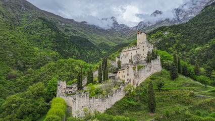 Castello di Avio: Medieval Fortress in the Trentino Mountains - Alps