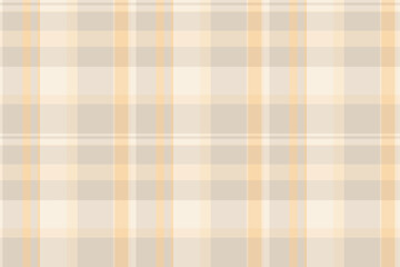 Soft, plaid pattern with neutral earth tones. Beige, cream, and brown stripes create a classic, versatile backdrop for design, textiles, or crafts.