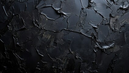 Fototapeta premium Solid matte black texture, pure deep jet black surface with minimalistic smoothness, ultra-modern look.
