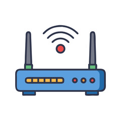 Modern Wireless Networking Router The Hub Of Internet Connectivity For Homes Small Businesses And Public Wi-Fi Hotspots