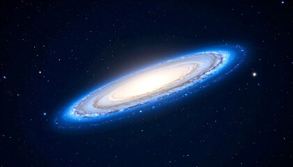 Spiral Galaxy in Deep Space.