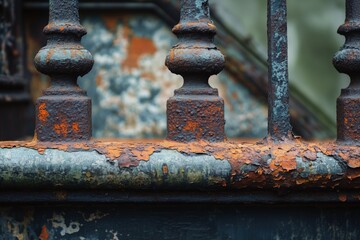 rust on the railing