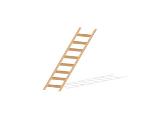 Wooden ladder