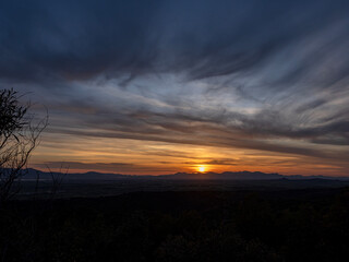Tramonto Fotografato dalle Campagne di Sardegna