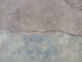 Heavily Cracked Concrete Wall with Distressed Texture