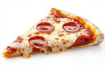 a slice of pepperoni pizza