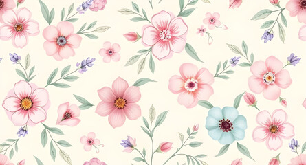 seamless fashion textile, decorative flower fabric, seamless vintage fabric, romantic floral background, fabric design seamless, flower pattern textile, nature inspired seamless, seamless ornament pat