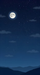 Full moon, Moon over sky, Night sky with moon, Moonlight, Full moon background, Bright moon, Lunar sky, Starry night with moon, Moon glow, Moon in clouds, Full moon illustration, Moon over city, Moon 