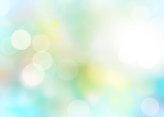 Obraz premium Blue abstract bokeh background blur, holiday colorful summer wallpaper