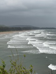waves on the beach