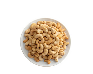 Nuts mixed collection isolated clear background 