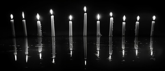 The fleming candles in the dark - great for wallpapers