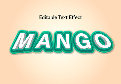Mango Text Effect