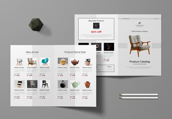 Clean and Minimal Product Catalog Design for Print or Digital