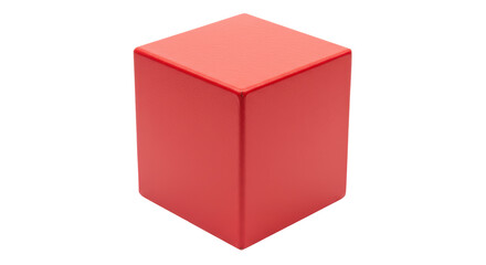 Isolated Red Cube