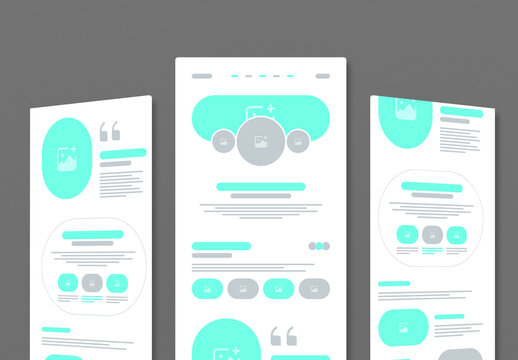 Wireframe UI UX Design Template