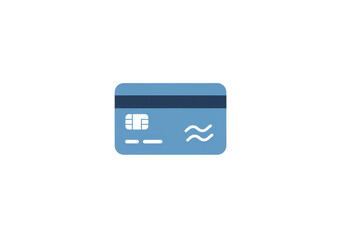 Credit Card Payment Method Isolated Finance Banking Illustration