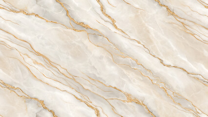 Naklejka premium Elegant marble texture with golden veining seamless pattern