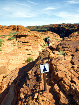 Hikers at Kings Canyon