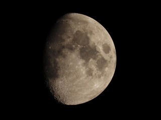 moon in the night sky