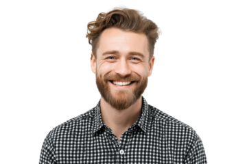 Portrait of E-Commerce Manager isolated on Transparent Background PNG