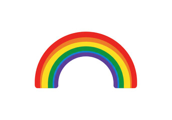Colorful Rainbow Spectrum Illustration Transparent Isolated Background